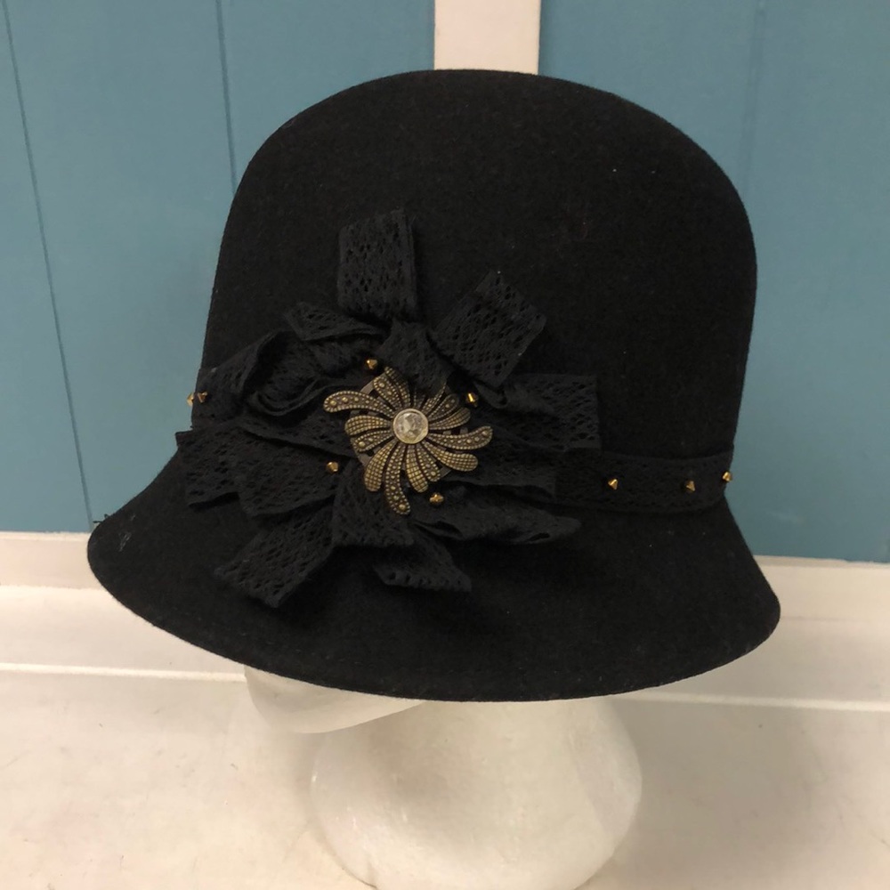 Betmar black wool hat